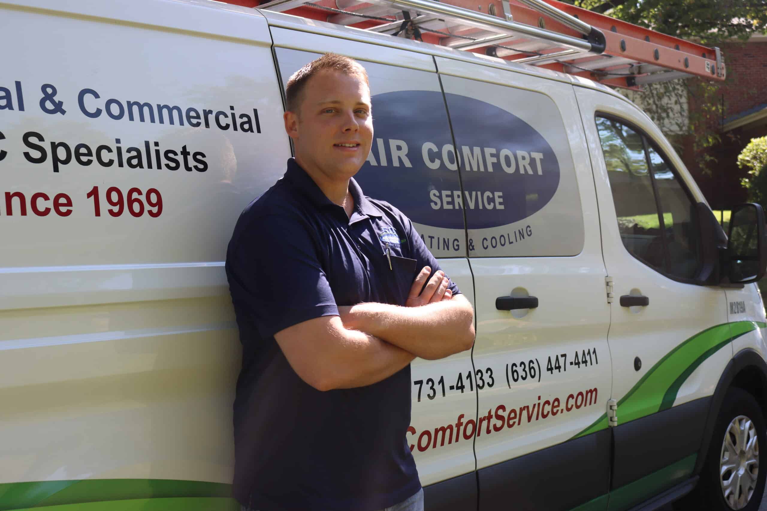 Air Comfort Service provides HVAC maintenance to the St. Louis metro area, Air Comfort Service provides routine HVAC maintenance in the St. Louis area.