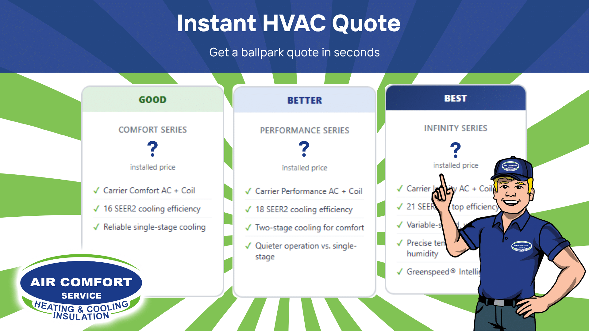 instant hvac quote tool
