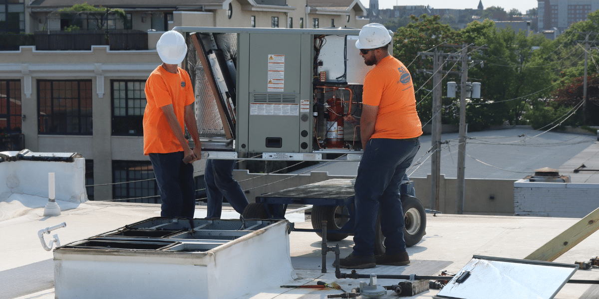 commercial ac unit installation