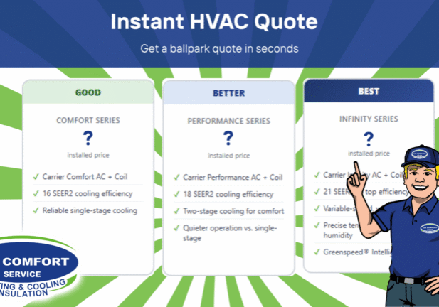 instant hvac quote tool