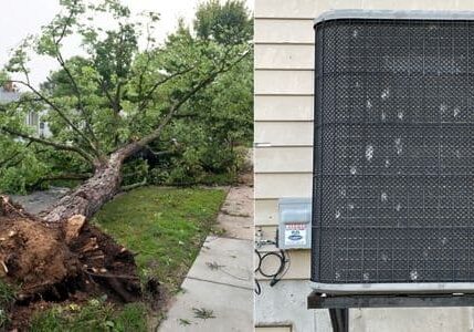St. Louis storms can cause severe damage to your HVAC system. 